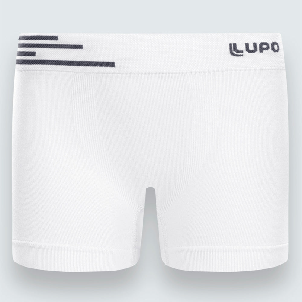 Boxer Sem Costura Lupo Kids Em Microfibra Masculina