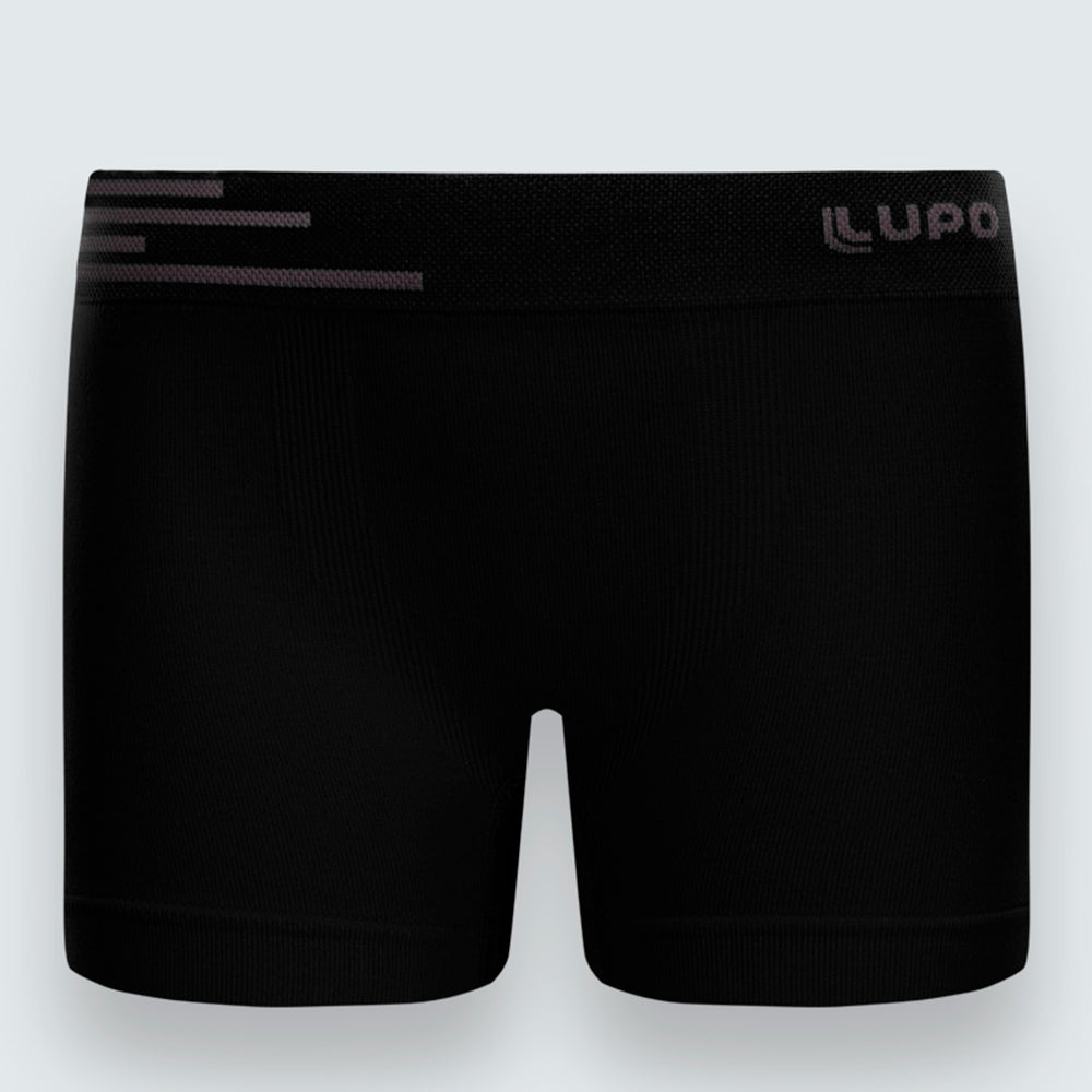 Boxer Sem Costura Lupo Kids Em Microfibra Masculina