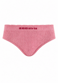 Calcinha Tanga Mescla Infantil Sem Costura Menina Zee Rucci - Rosa