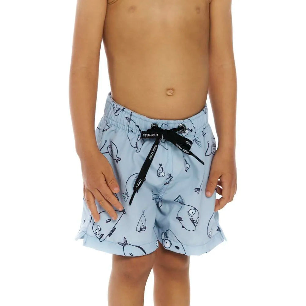 Bermuda De Tactel Mormaii Estampada Masculina - Cinza