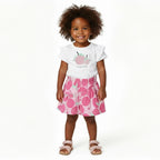 Conjunto Blusa E Short Saia Kely e Kety Hapinnes Feminino