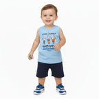 Conjunto Regata E Shorts ReiRex Waves Masculino