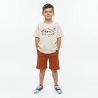 Conjunto Camiseta Manga Curta e Bermuda Tubarão  Romitex ReiRex Masculino