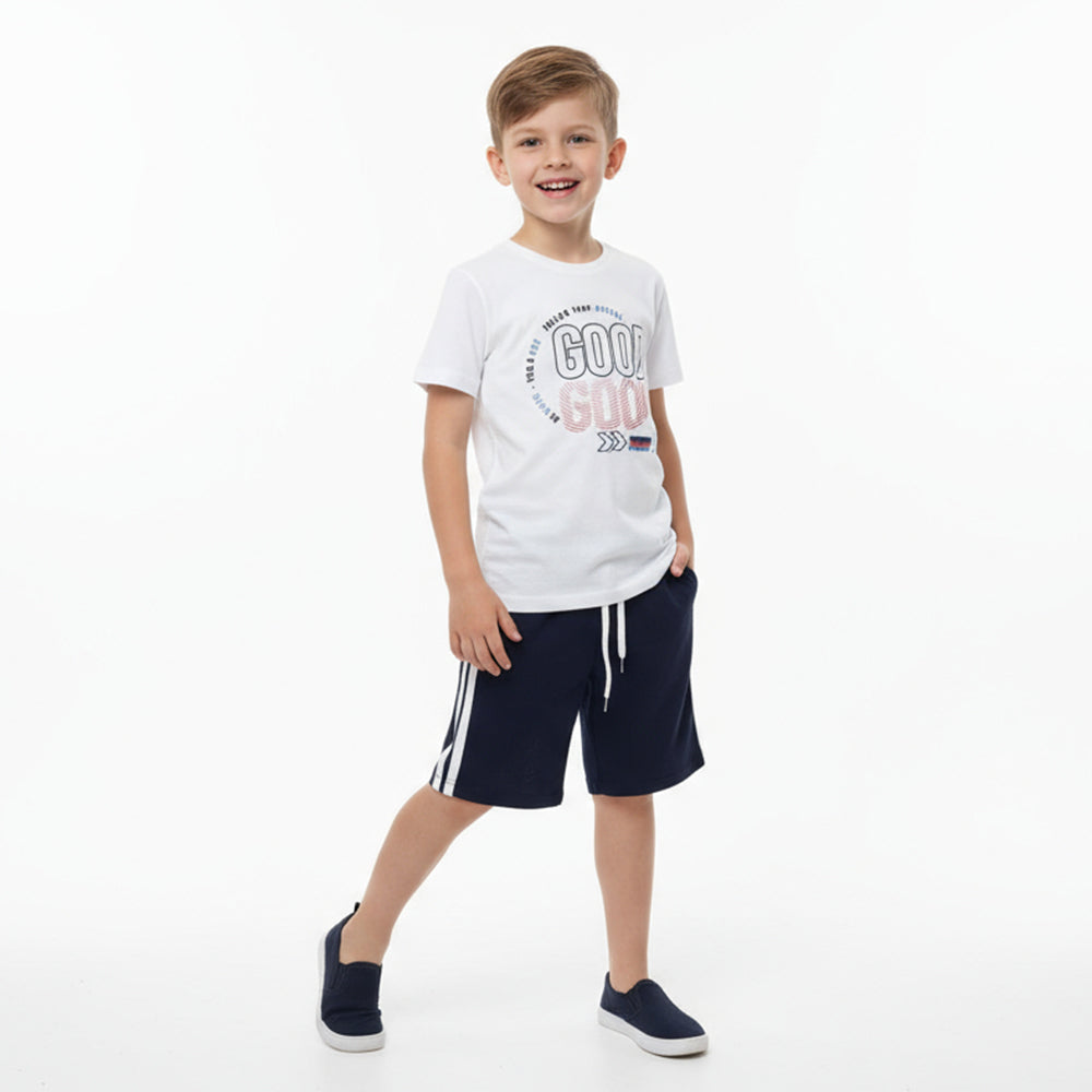 Conjunto Camiseta Manga Curta e Bermuda GOOD Romitex ReiRex Masculino