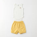 Conjunto Body Regata E Shorts BabyCotton Unissex