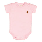 Body Manga Curta Avulso Em Suedine Mini&Co Feminino - Rosa