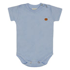 Body Manga Curta Avulso Em Suedine Mini&Co Masculino- Azul