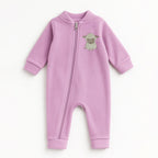 Macacão Soft Zíper Bordado Ovelhinha - Feminino