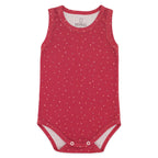 Body Regata Vermelho Avulso Suedine Feminino - Cogumelos