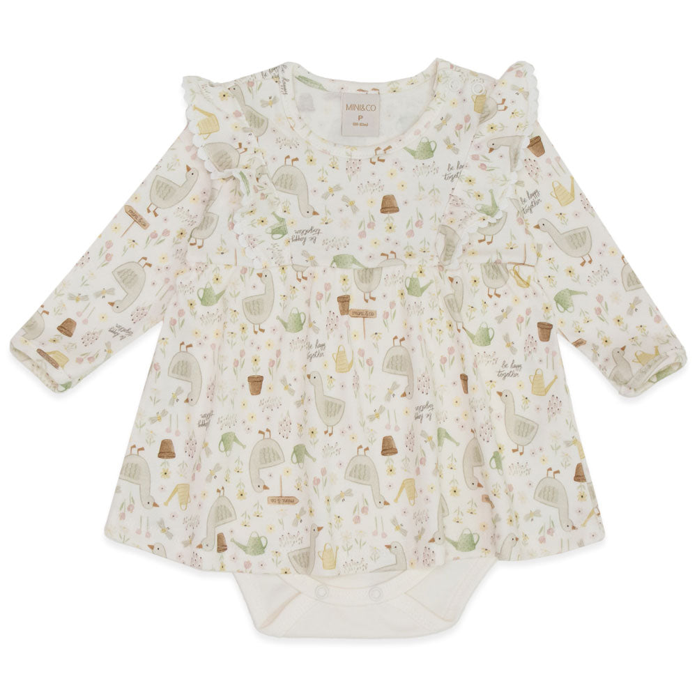 Body Manga Longa Vestido Avulso Suedine Feminino - Little Sweet