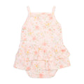 Body Vestido Alça Mini E Co Suedine Feminino - Ursinhas Florais
