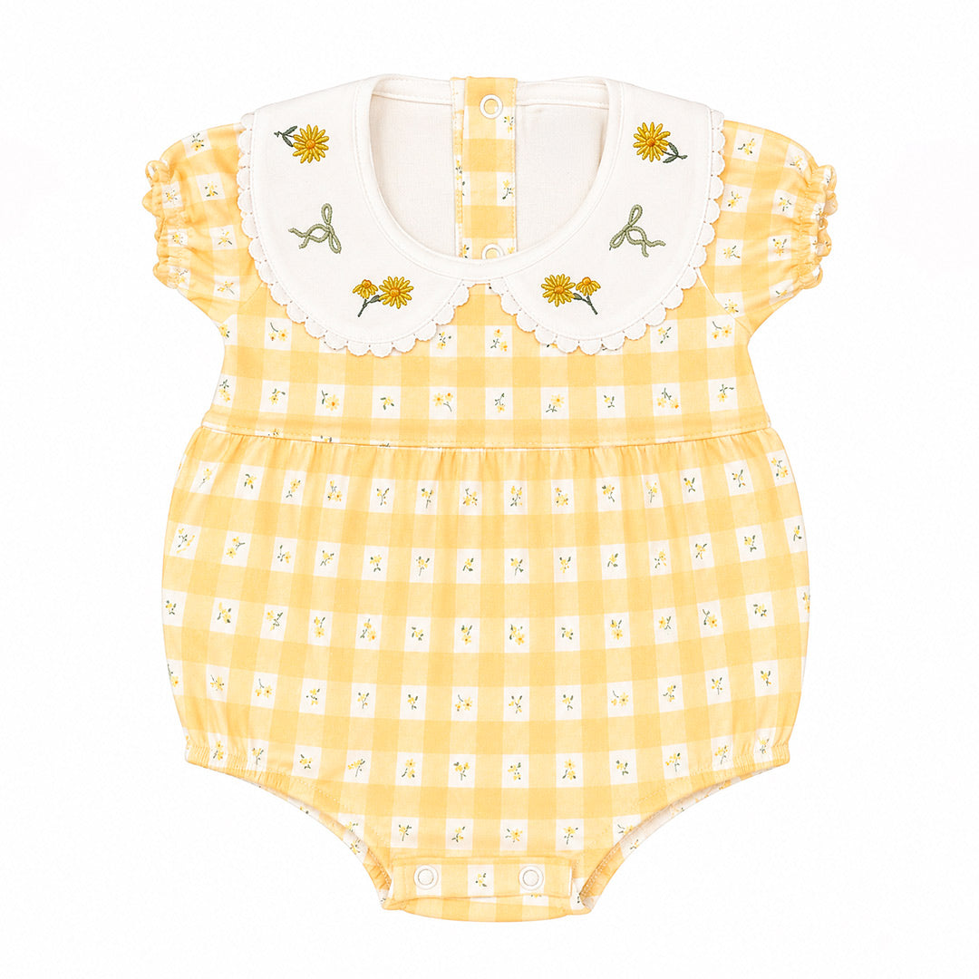 Body Banho De Sol Com Gola Bipartida Mini & CO Em Suedine Feminino - Patinhas