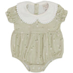 Body Banho de Sol Manga Curta Gola Suedine Feminino - Little Sweet