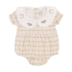 Body Banho de Sol Gola Bipartida Suedine Feminino - Cavalinhos