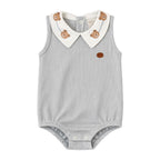 Body Banho de Sol Gola Bipartida Masculino Mini & Co - Ursinhos