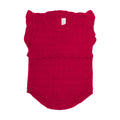 Body Banho de Sol Tricot Babados Vermelho Feminino Mini & Co