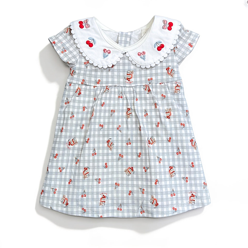 Body Vestido Manga Curta Estampado Mini & Co Feminino – Camponesa