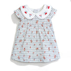 Body Vestido Manga Curta Estampado Mini & Co Feminino – Camponesa