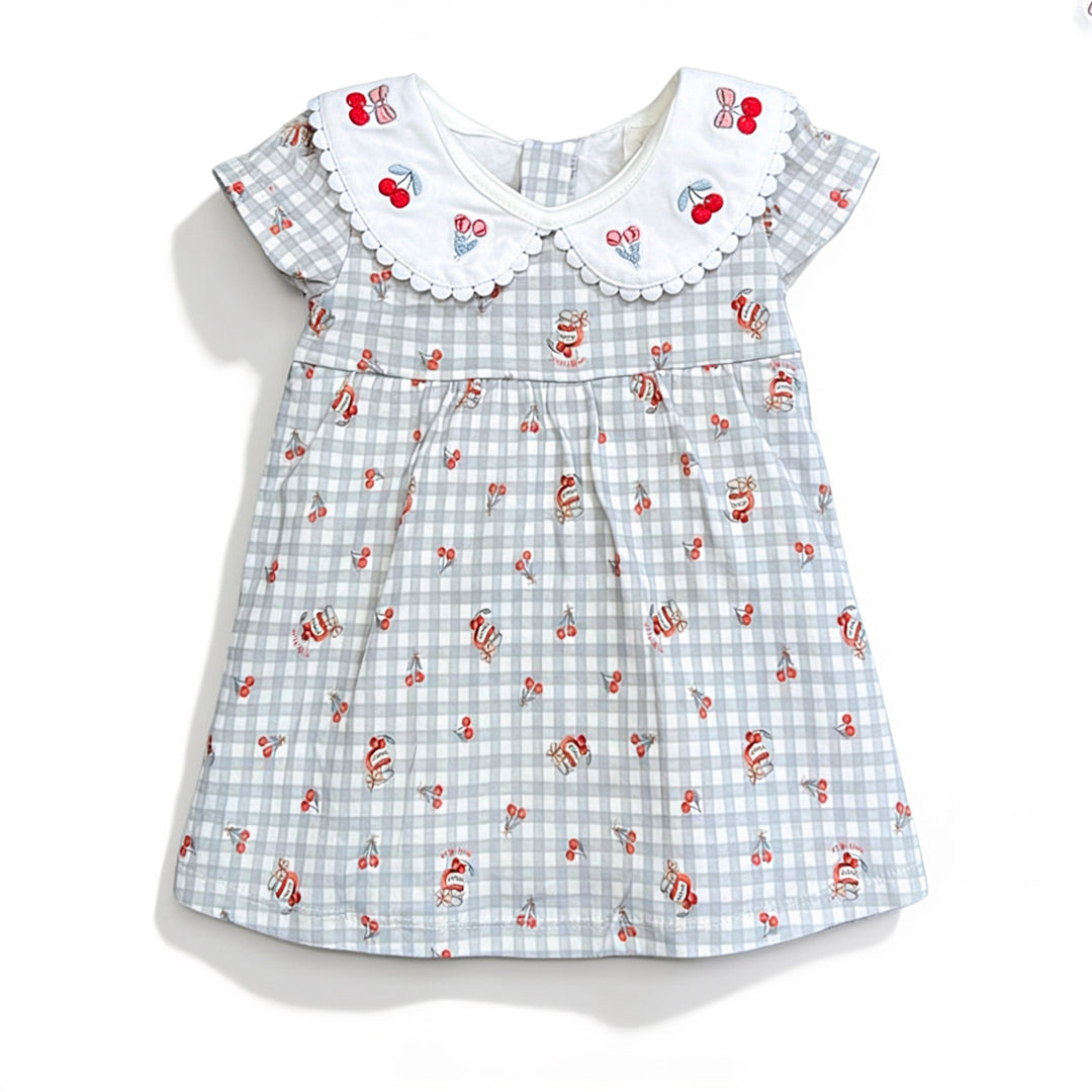 Body Vestido Manga Curta Estampado Mini & Co Feminino – Camponesa