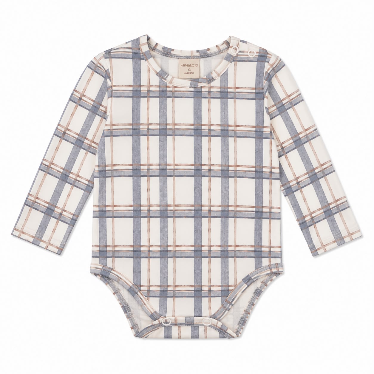 Body Manga Longa Avulso Masculino Mini & Co - Dinos