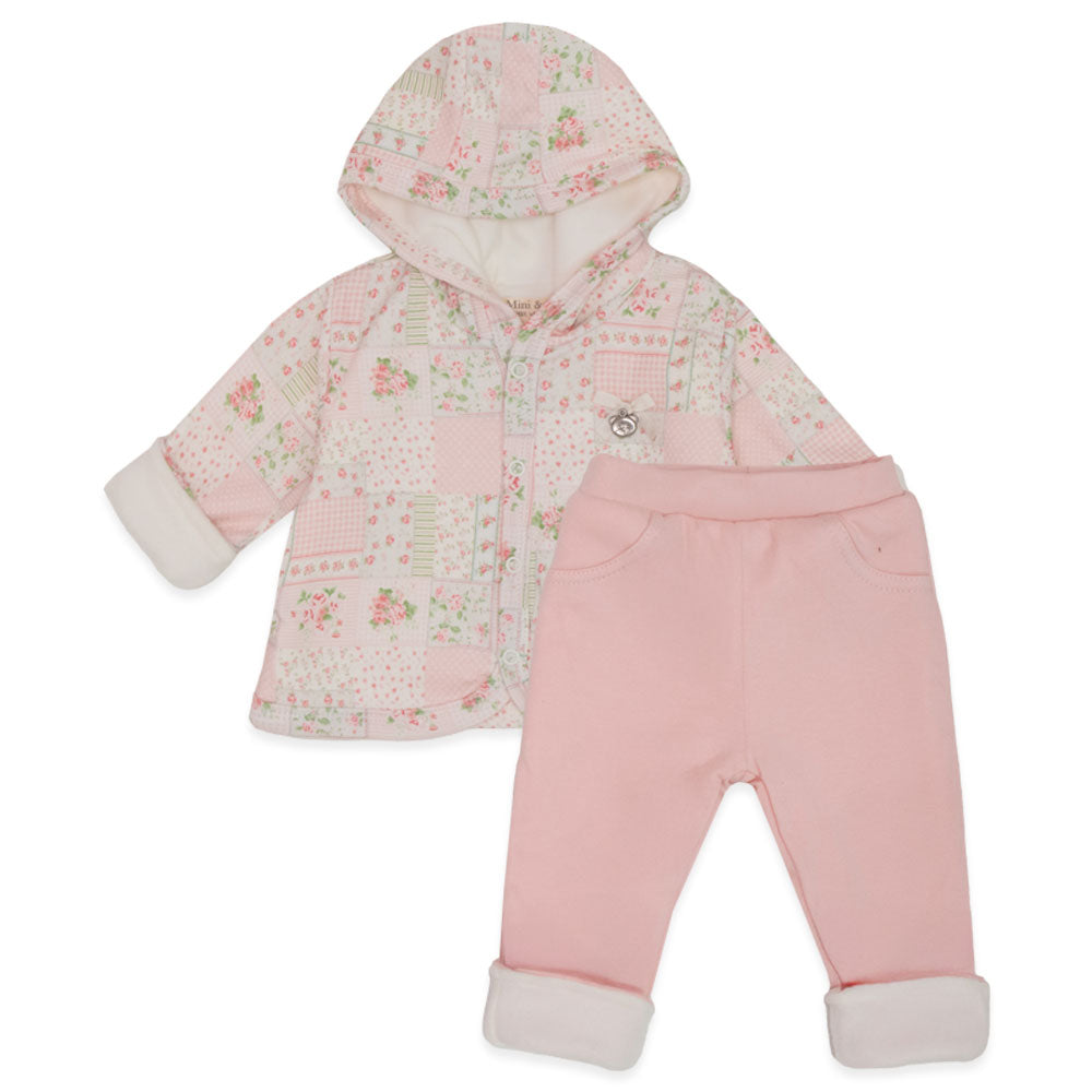 Conjunto Casaco e Calça Forrados Soft e Plush Feminino – Patchwork