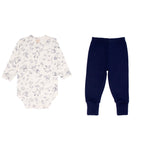 Conjunto Body Manga Longa E Mijão Mini E Co Suedine E Ribana Masculino - Provençal Masculino