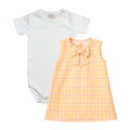 Conjunto Body Manga Curta e Vestido Mini & Co Feminino - Cachorrinha