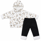 Conjunto Cascaco E Calça Forrados Mini & Co Em Suedine E Microsoft Masculino - Carrinhos