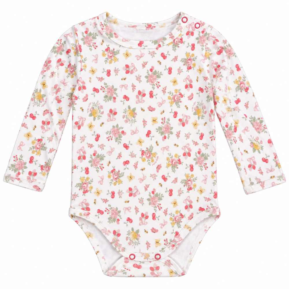 Body Manga Longa Avulso Suedine Feminino Mini & Co - Gatinhas