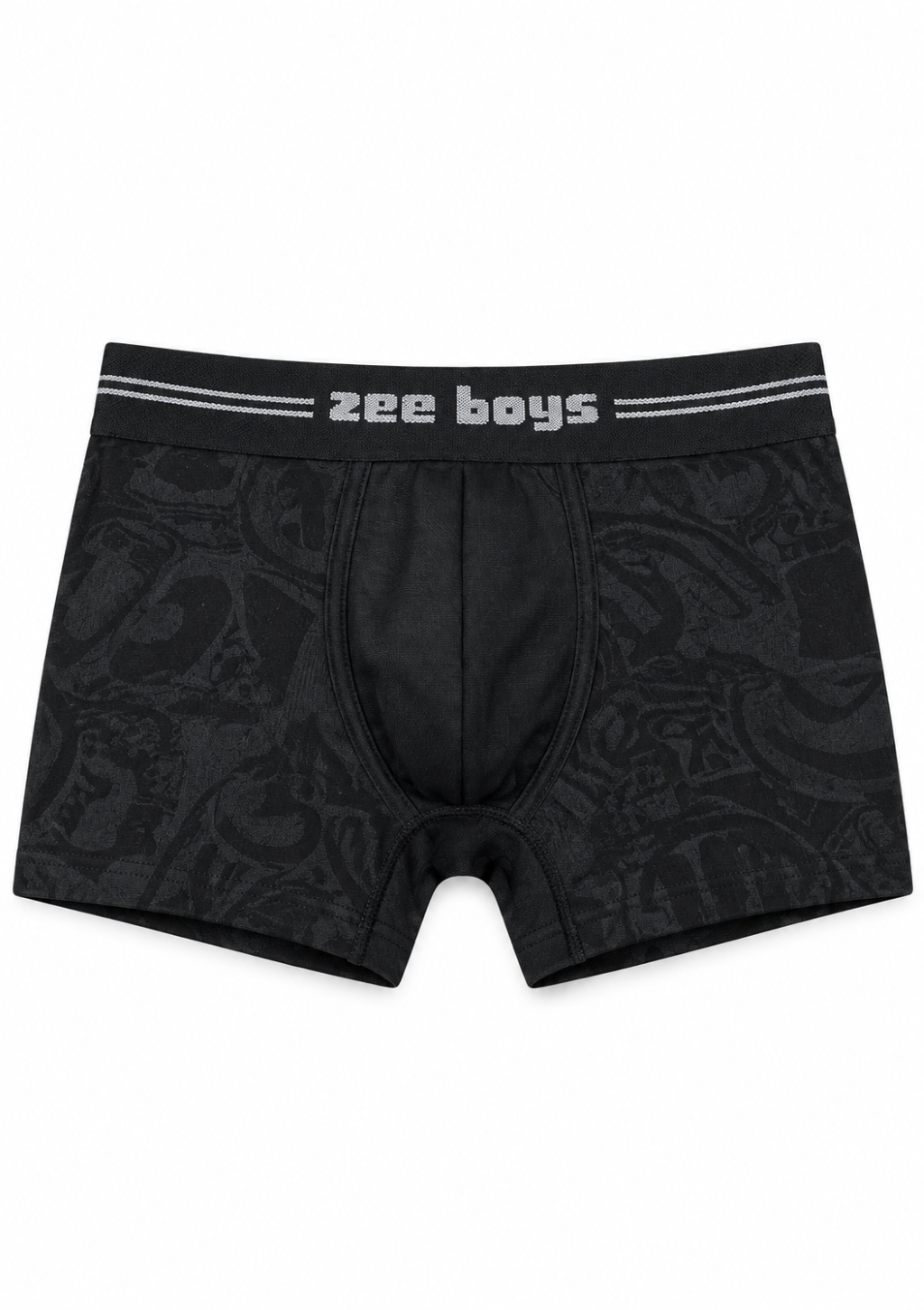 Cueca Boxer Infantil Sem Costura Menino Zee Rucci - Preto