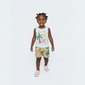 Conjunto Regata E Shorts Fakini Infantil Estampado Feminino