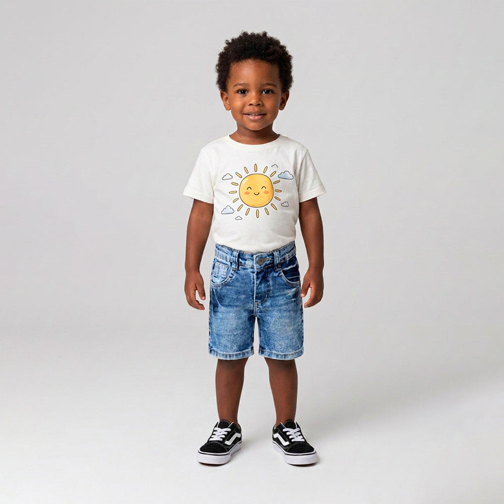 Bermuda Jeans Clara Estonada Playground Masculina