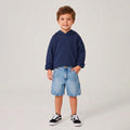 Bermuda Jeans Botão Playground Masculina