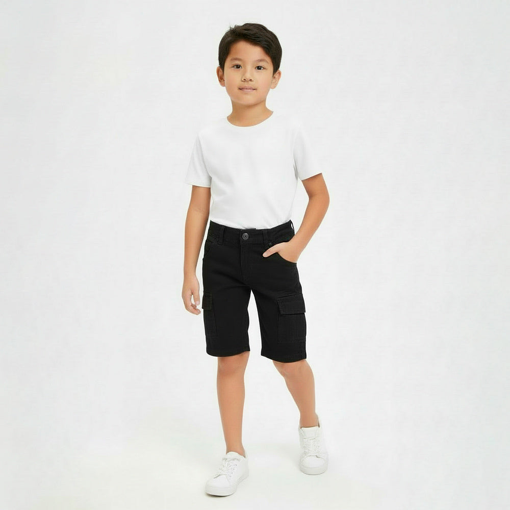 Bermuda Sarja Recortes Playground Masculina