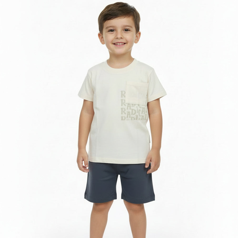 Conjunto Camiseta Manga Curta E Shorts Fakini Infantil Masculino