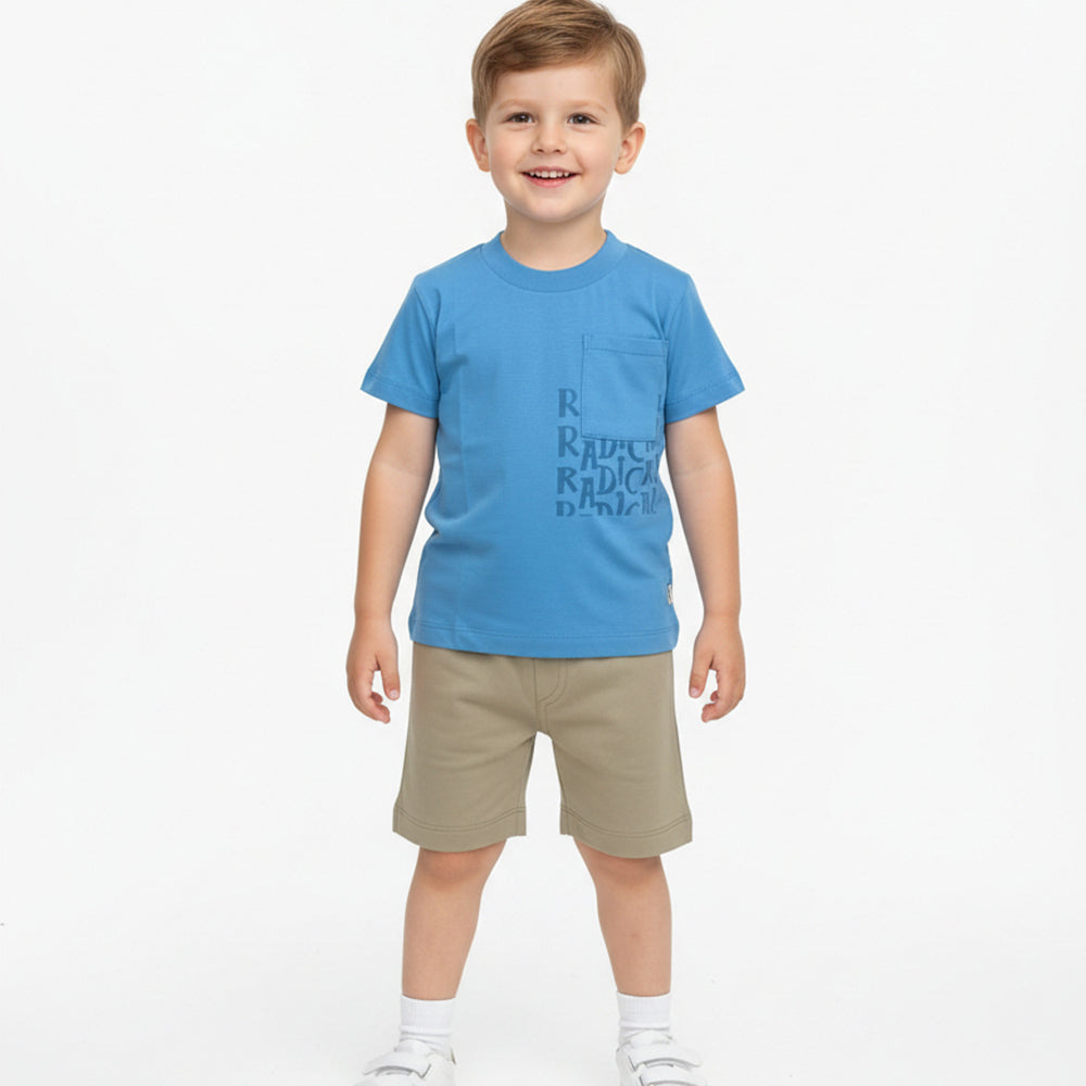 Conjunto Camiseta Manga Curta E Shorts Fakini Infantil Masculino
