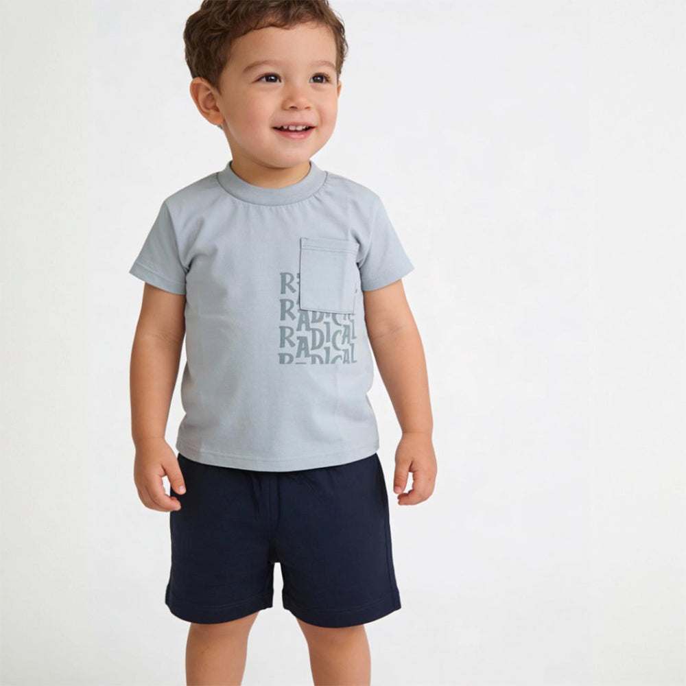 Conjunto Camiseta Manga Curta E Shorts Fakini Infantil Masculino