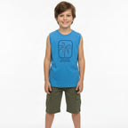 Camiseta Regata Fakini Infantil Estampada Masculina