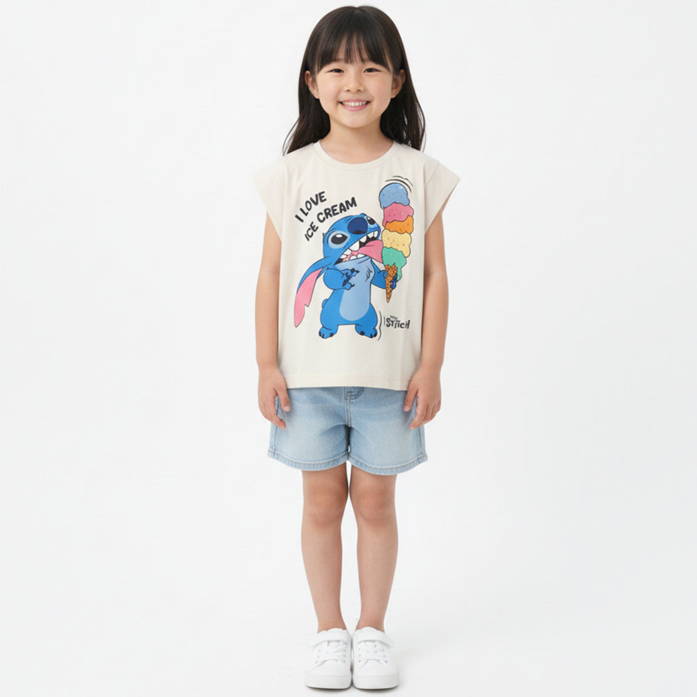 Camiseta Regata Fakini Infantil Estampada Feminina