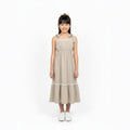 Vestido Midi Fakini Infantil Com Alça De Amarrar Feminino