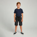 Bermuda Jeans Preto Estonado Playground Masculina