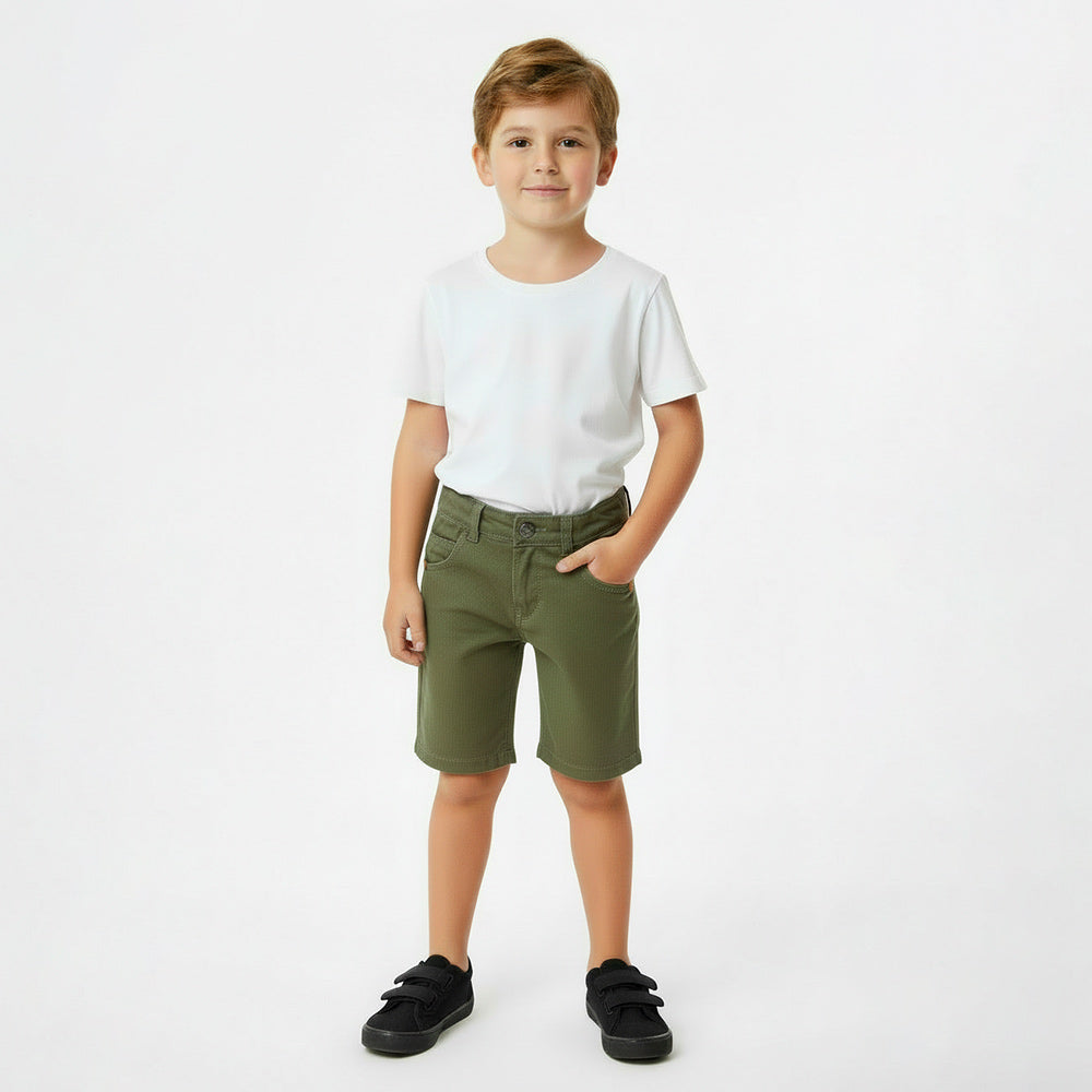 Bermuda Sarja com Elástico Playground Masculina