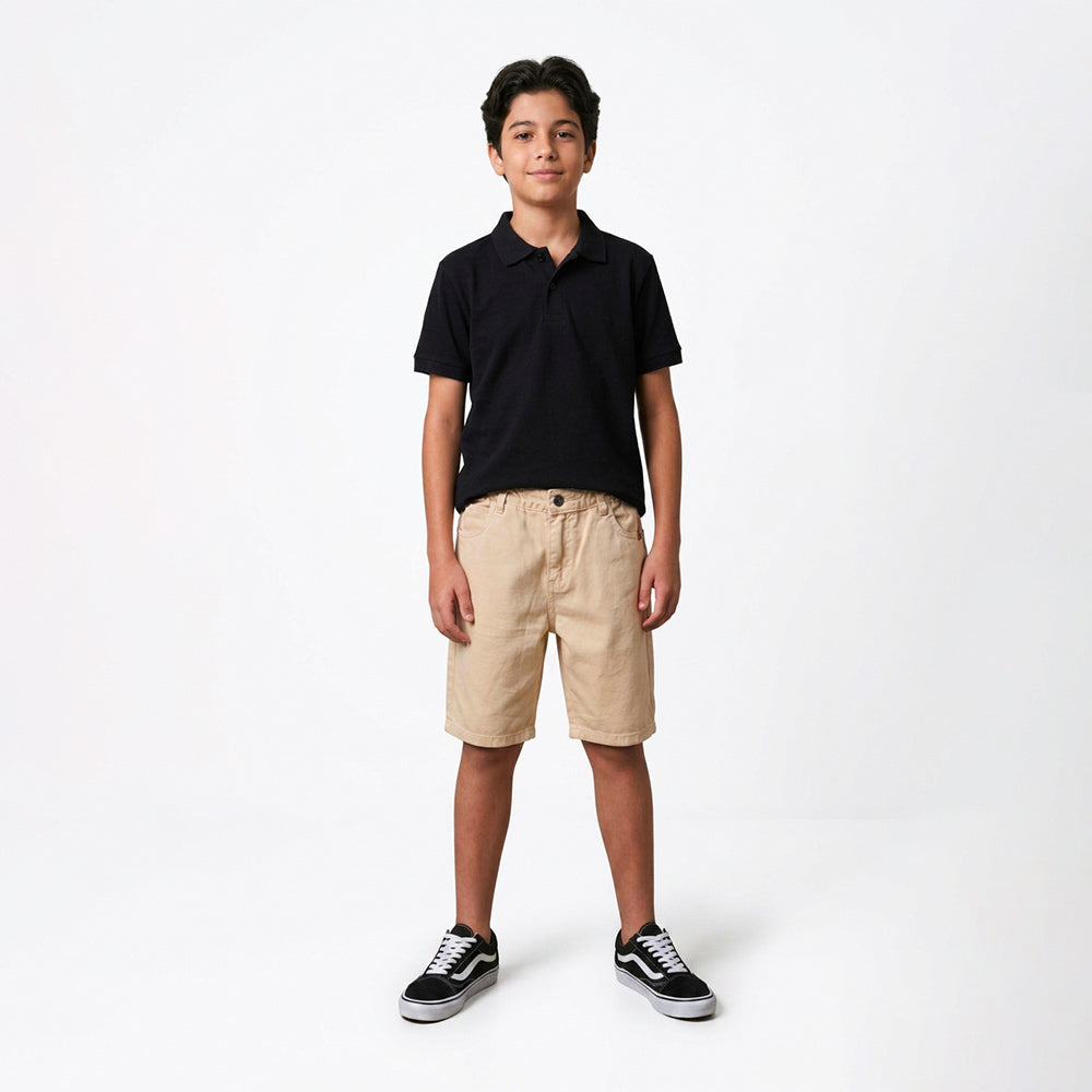 Bermuda Sarja Bege Playground Masculina