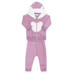 Conjunto Casaco Matelasse Bebê Orquídea Randa Mundu - Feminino