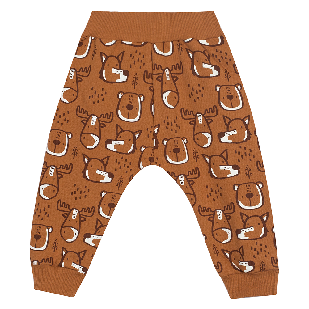 Calça Moletom Bebê Estampada Cacau Randa Mundu - Masculina