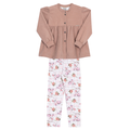 Conjunto Casaco e Legging Bege Randa Mundu - Feminino