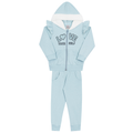 Conjunto Moletom com Jaqueta Love Yourself Azul Randa Mundu - Feminino