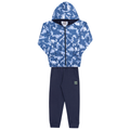 Conjunto Moletom com Capuz Dinossauros Azul Randa Mundu - Masculino