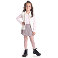 Trijunto Blusa + Colete + Shorts Saia Rosa Cake Randa Mundu - Feminino