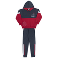 Conjunto Moletom Peluciado Manga Longa com Capuz Vermelho Randa Mundu - Masculino